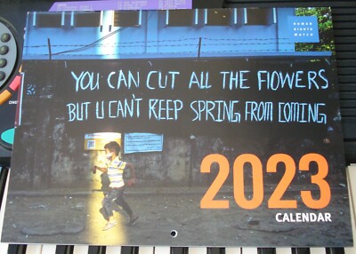 Human Rights Watch - 2023 Calendar Plus Planner 12-Months  10 3/4 in x 8 1/4 in
