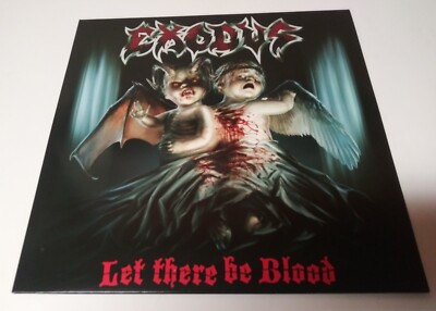EXODUS (LET THERE BE BLOOD) RARE 2008 HAND NUMBERED BLOOD RED VINYL LP RECORD