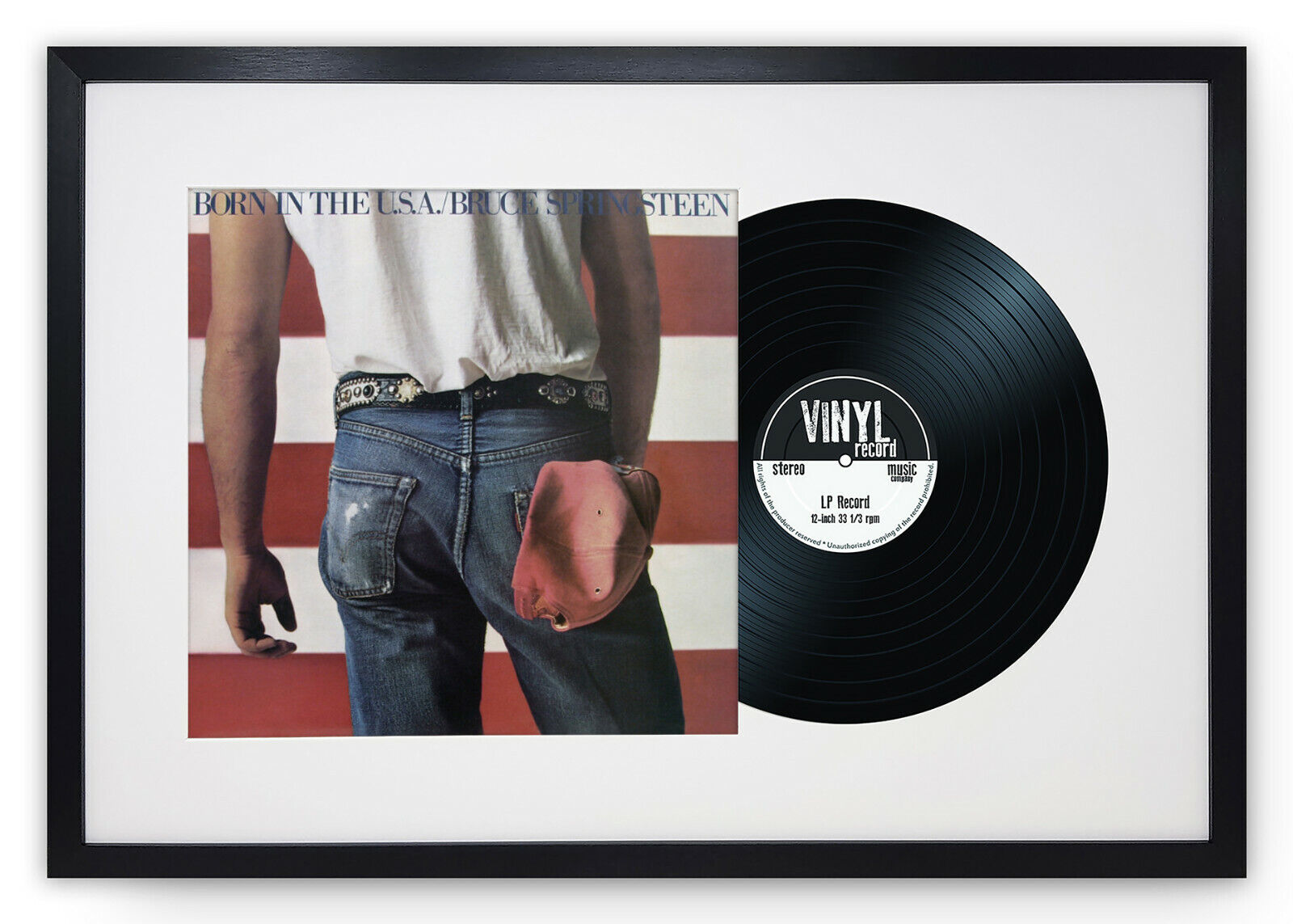 Box 12" Vinyl LP Record & Album Cover Black Frame ...