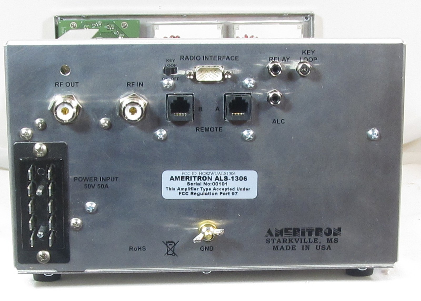 Ameritron ALS 1306 HF+6M Solid State 1200 Watt PEP Amplifier