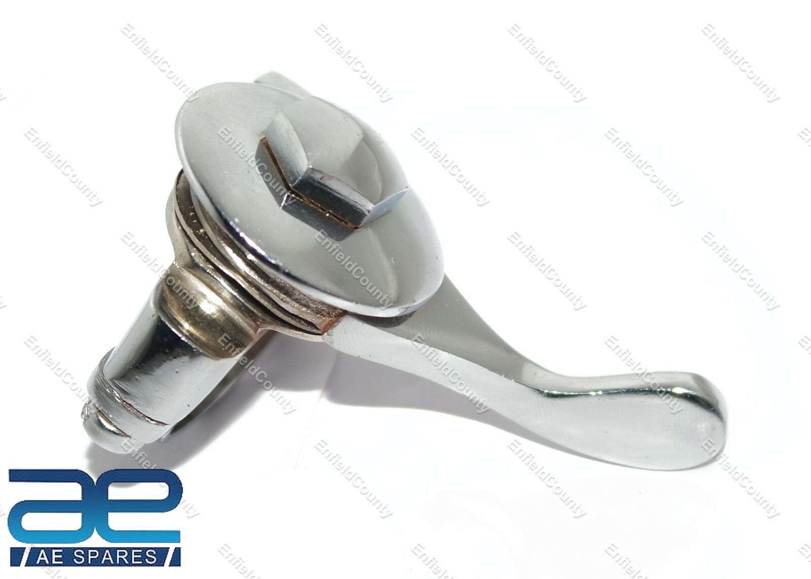 Air Choke Mag Lever RH Side 1" Handlebar Chrome For NORTON BSA TRIUMPH AJS 