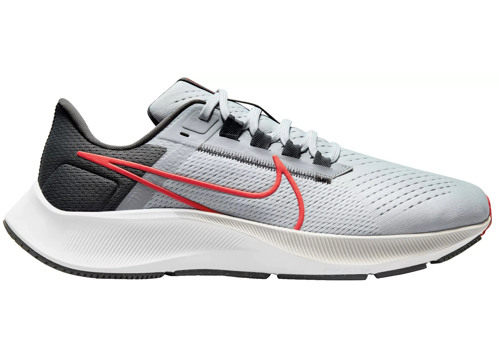 

Мужские кроссовки Nike Air Zoom Pegasus 38 Platinum Grey Chili Red White Black CW7356-004 sz 8, Серый, Nike Air Zoom Pegasus 38