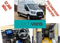2020 Ford Transit 2.0 EcoBlue 130ps L2 H2 Leader Van ***Gardner Denver PTO Compr