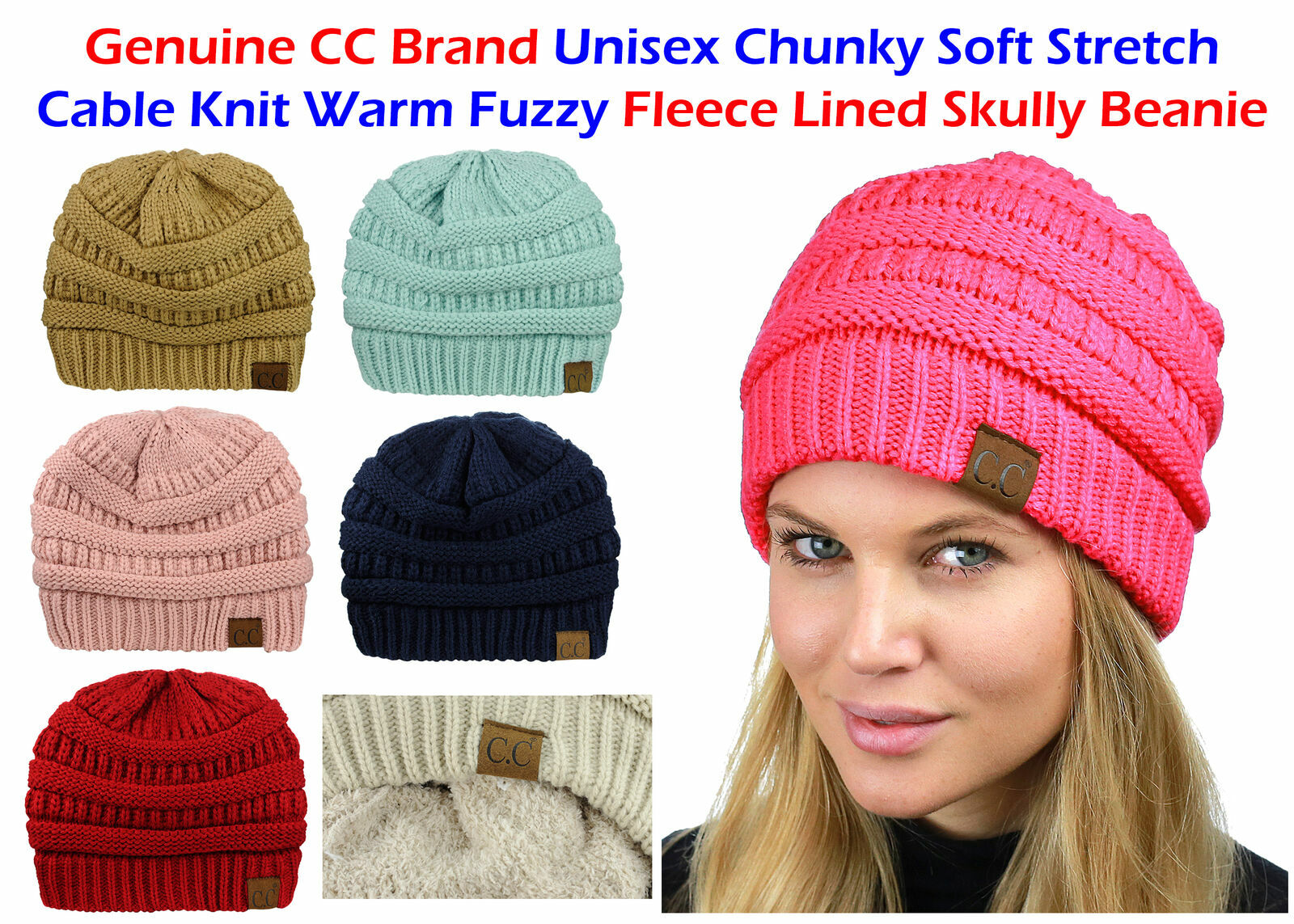 Шапка CC Beanie Women's FLEECE LINED 