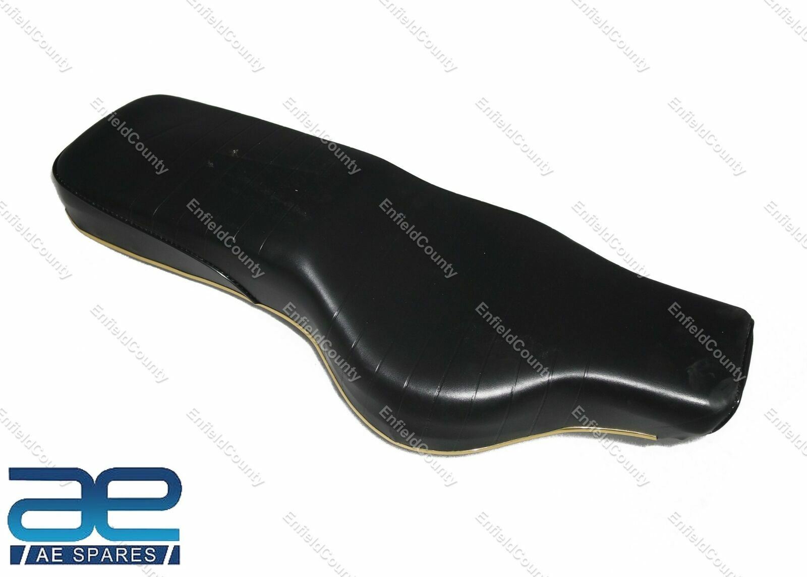 Dual Seat Black With Golden Lining for Royal Enfield Classic 350 500 