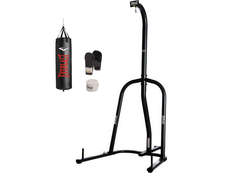Everlast Single Heavy Punching Bag Boxing Stand &100 lb Bag