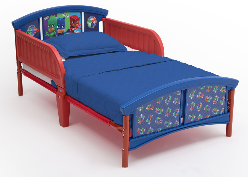 Comfortable Plastic Toddler Boys Bed Frame Side Guard Rails Bedroom Furniture