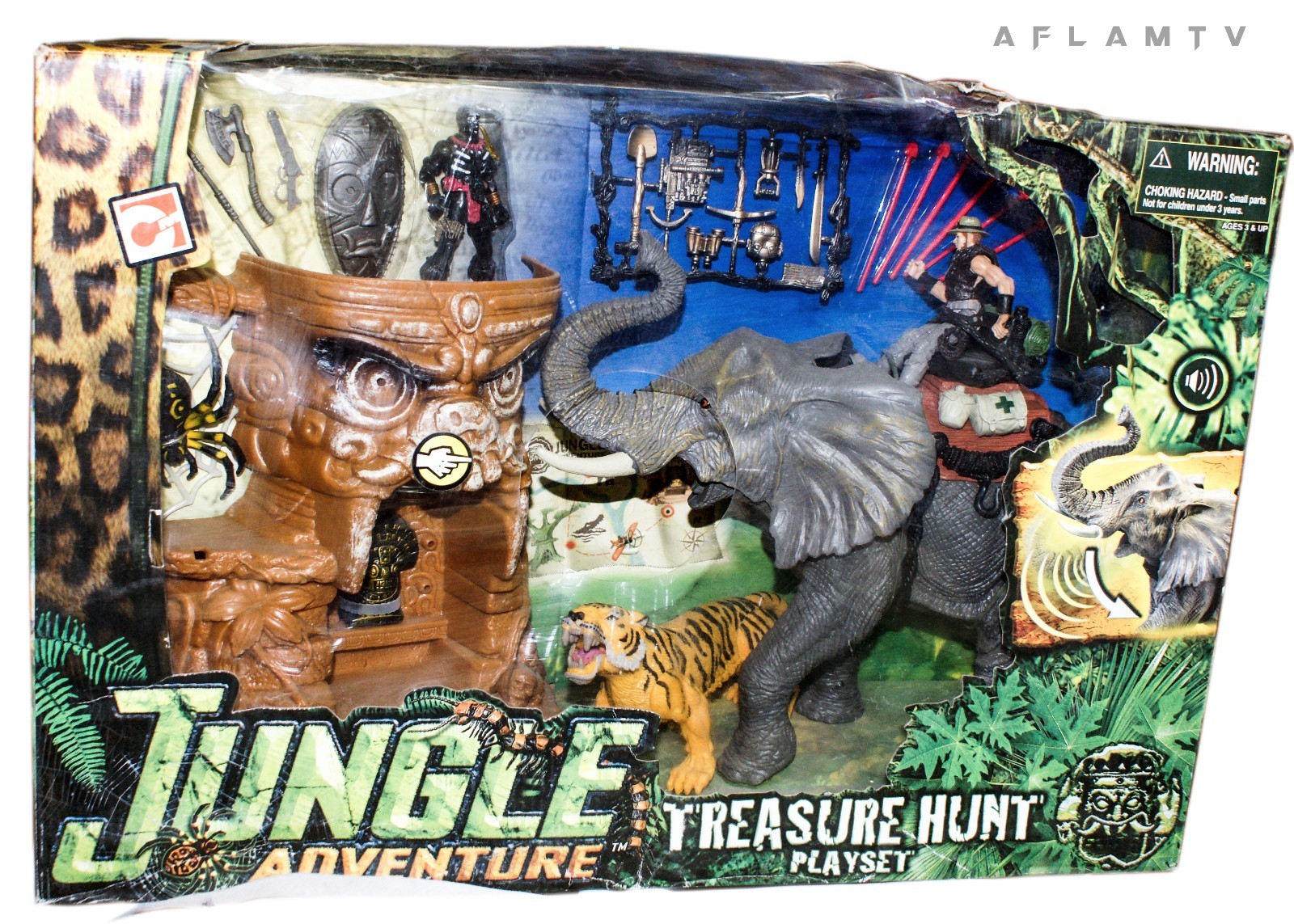 jungle adventure wild animal playset