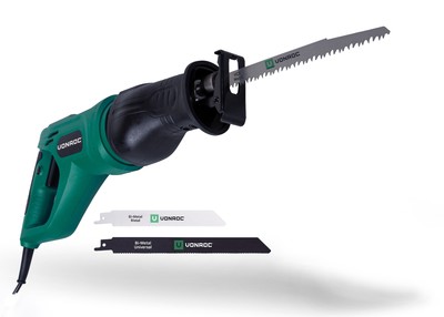 VONROC Reciprozaag – 900W – Draaibaar handvat – Incl. 3 zaagbladen (German ma...