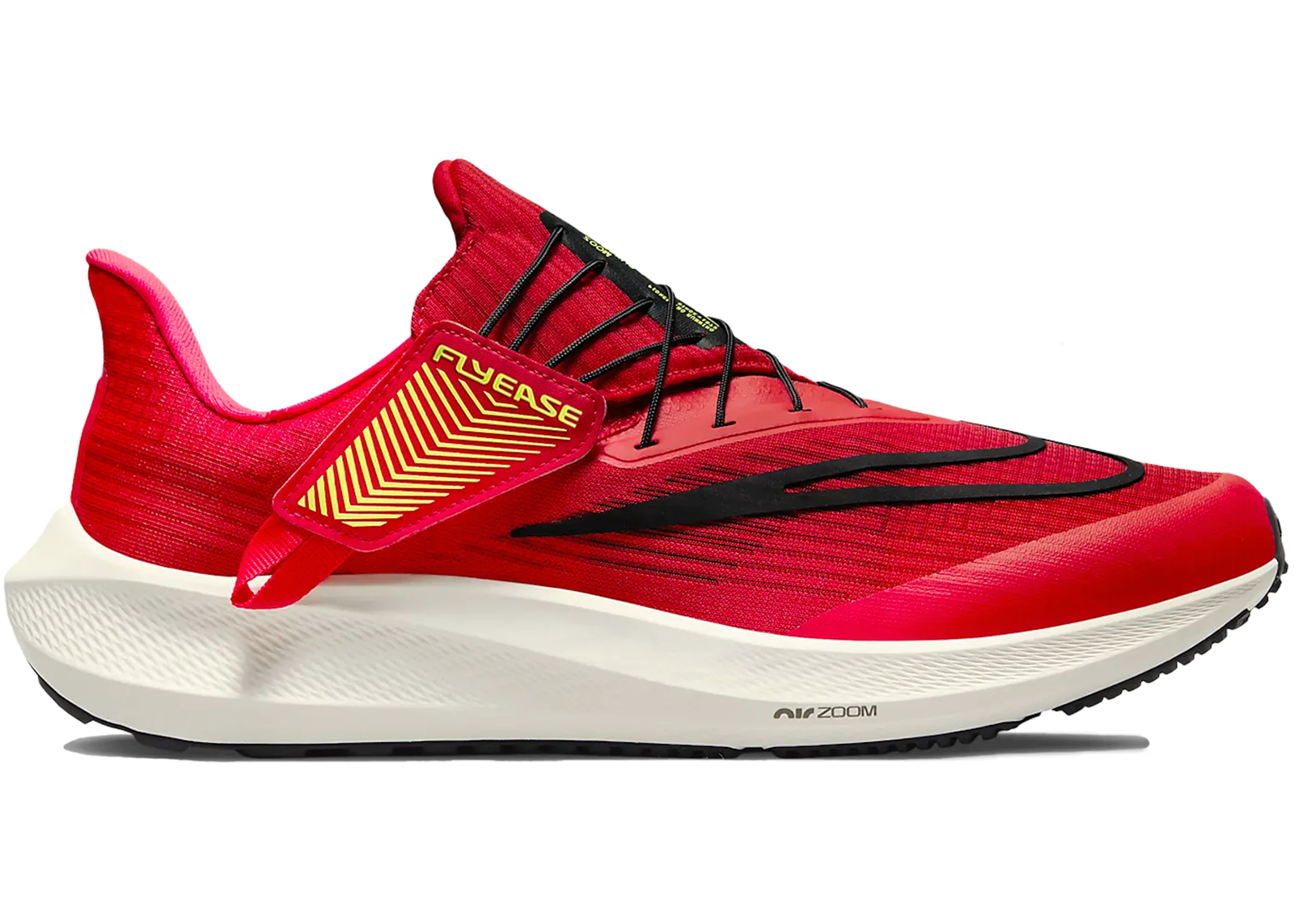 

Мужские беговые кроссовки Nike Air Zoom Pegasus 39 Flyease Siren Red Black Volt DJ7381-600, Красный, Nike Air Pegasus
