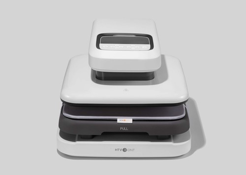 HTVRONT Auto Heat Press 2-Digit 15x15 in Plate T Shirt Printing Machine White