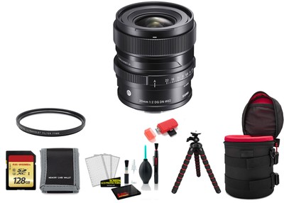 Sigma 20mm f/2 DG DN Contemporary Lens for Leica L with Lens Case