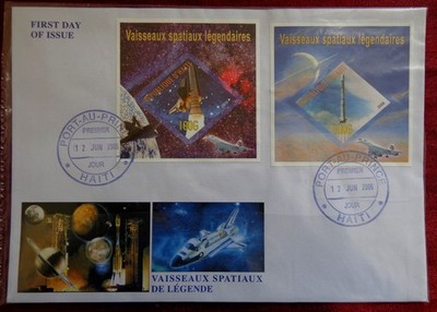 2006 - FDI - SPACE - REP. DE HAITI -VAISSEAUX SPATIAUX LEGENDAIRES, NON DENTELE'