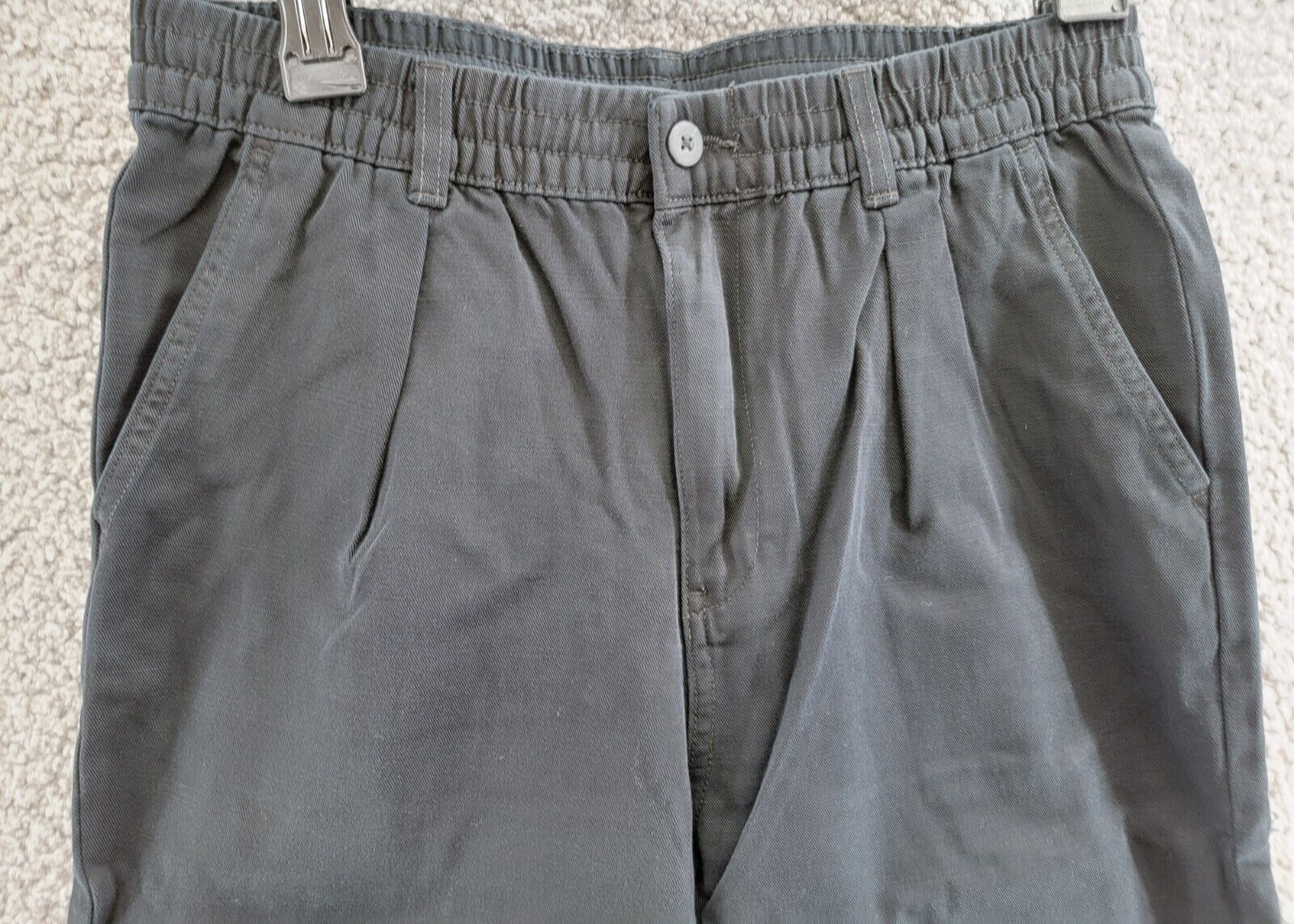 Polo Ralph Lauren Chino Drawstring Pants Big Boys 16 Polo Black Button Closure - Picture 3 of 20