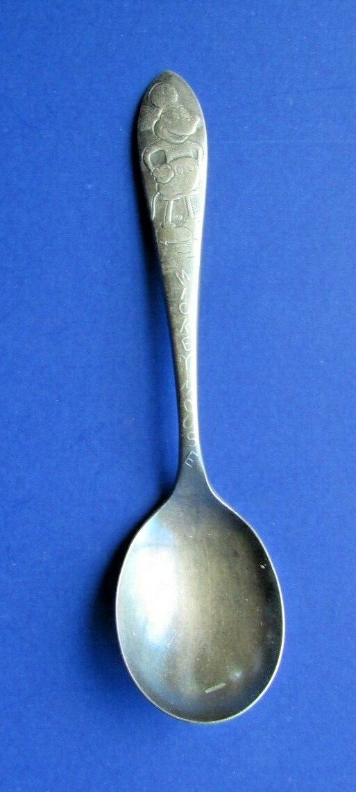 1930s Wm Rogers SP Disney Mickey Mouse Child's Spoon