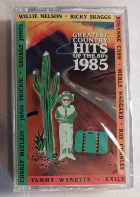 GREATEST COUNTRY HITS OF THE 80'S 1985 VARIOUS ARTISTS CASSETTE TAPE NEW SEALED