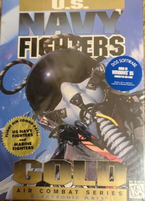 US Navy Fighters Gold- DOS (CD-ROM, Box Set)