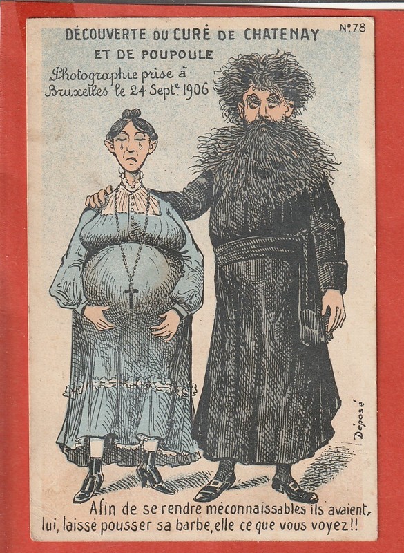 CpaÂ -  Chatenay-   28   - Cure De Chatenay Et De Poupoule A Bruxelles
