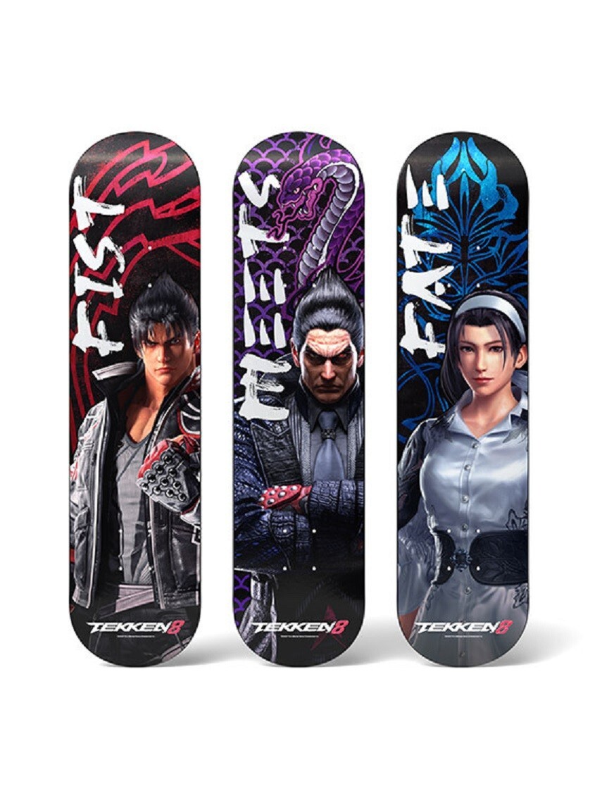 TEKKEN 8 Fist Meets Fate Skate Deck Skateboard Wall Decor