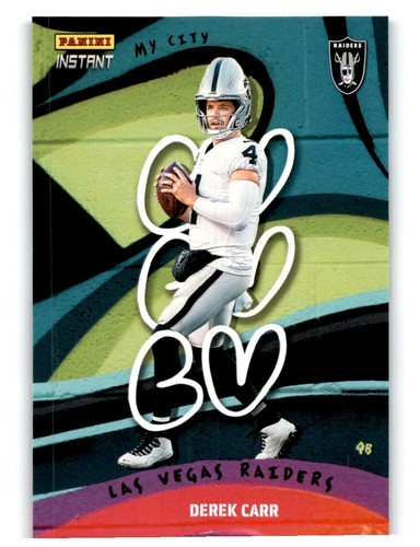 2022 Panini Instant NFL Derek Carr #MC-17
