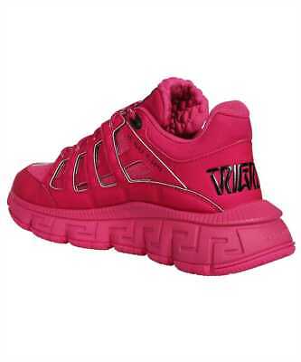 Pre-owned Versace Low-top Sneakers In Pink