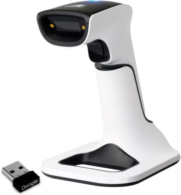 Wireless Portable 1D&2D with Stand Bluetooth Barcode Scanner