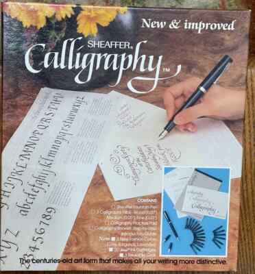 Sheaffer Calligraphy Set, Including Fountain Pen - New, in Shrinkwrap