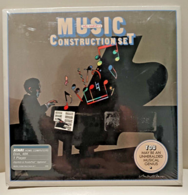 Music Construction Set; Atari 400/800/XL/XE; Disk 48K; NOS; re-sealed