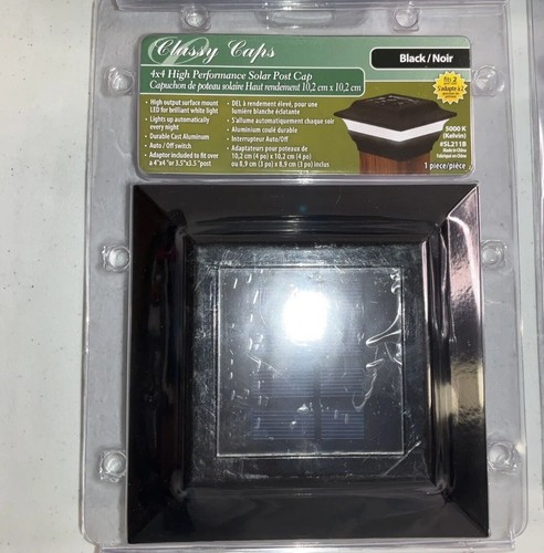Classy Caps 4x4 Aluminum High Performance Solar Light Post C