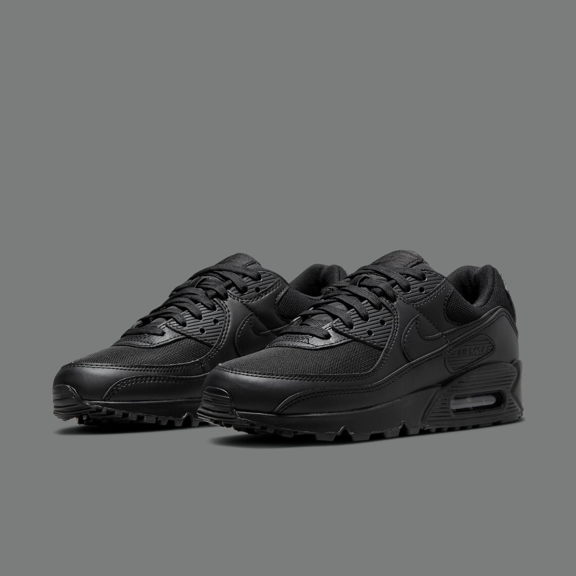 

Женские кроссовки Nike Air Max 90 Next Nature Triple Black DH8010-001 размер 9,5 Retro NN, Черный, Nike Air Max 90