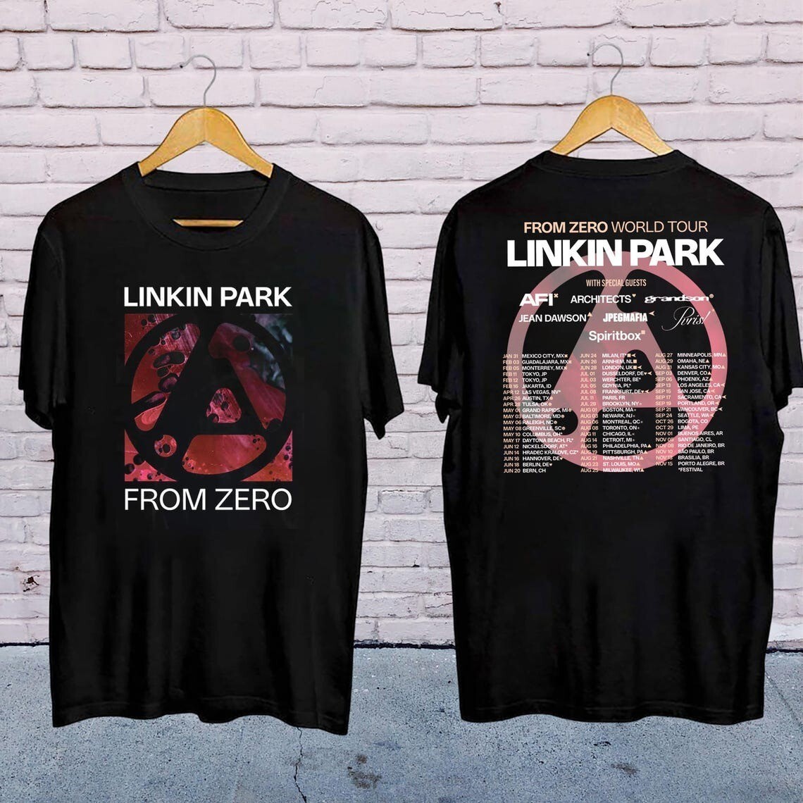 Linkin-Park From Zero World Tour 2025 Unisex Shirt, 3 styles Linkin-Park From Zero World Tour 2025 Unisex Shirt, 3 styles