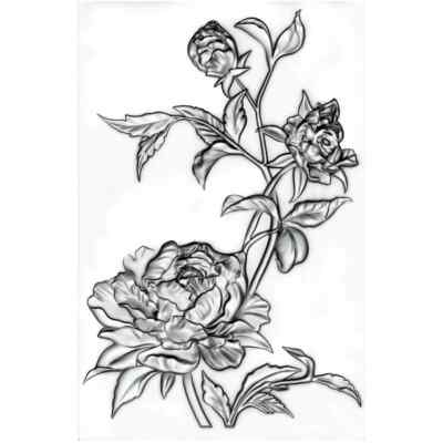 Sizzix tim holtz mini roses 3d embossing folder  RETIRED 665632