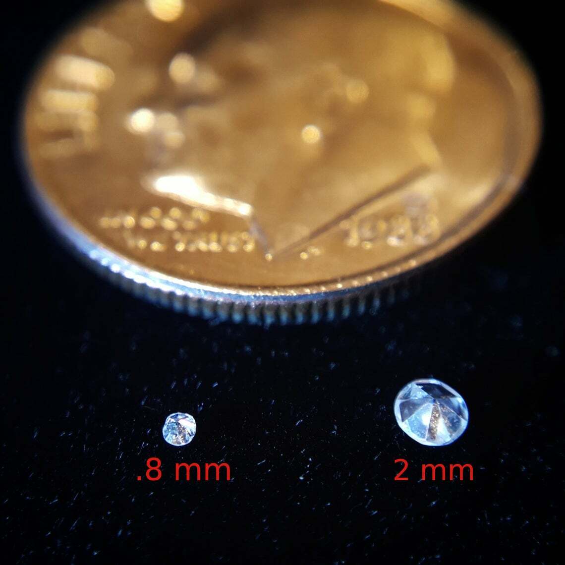 Natural Small Round Diamond, Color H-J, Clarity SI1 - I2, Sizes .8 - 4 mm, Melee