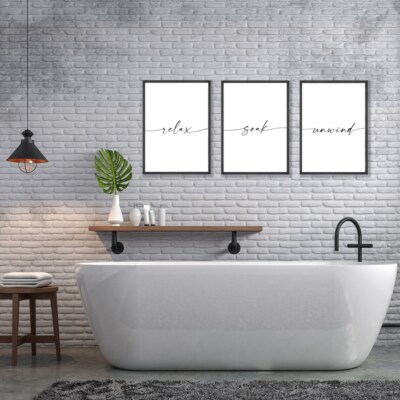 3 Set A3 Motivational Quotes Vector Poster Unframed HIGH QUALITY