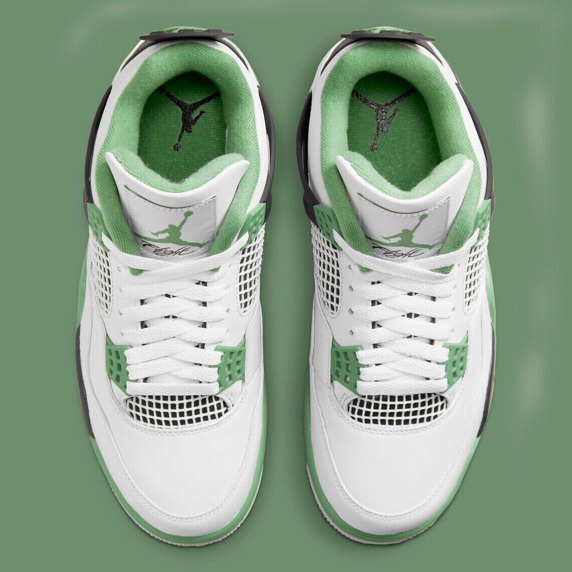 Pre-owned Jordan Nike Air  4 Retro Seafoam Oil Green Aq9129-103 Womens Size 6.5-12