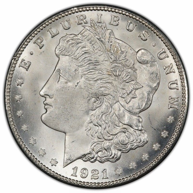 1921-S PCGS MS66 Morgan Silver Dollar 400488