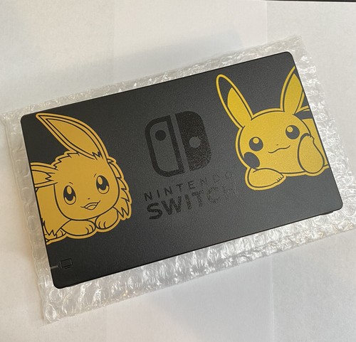 Nintendo Switch （ドッグのみピカチュウ・イーブイデザイン） Official Nintendo Switch HAC-007 Pokemon Edition Pikachu