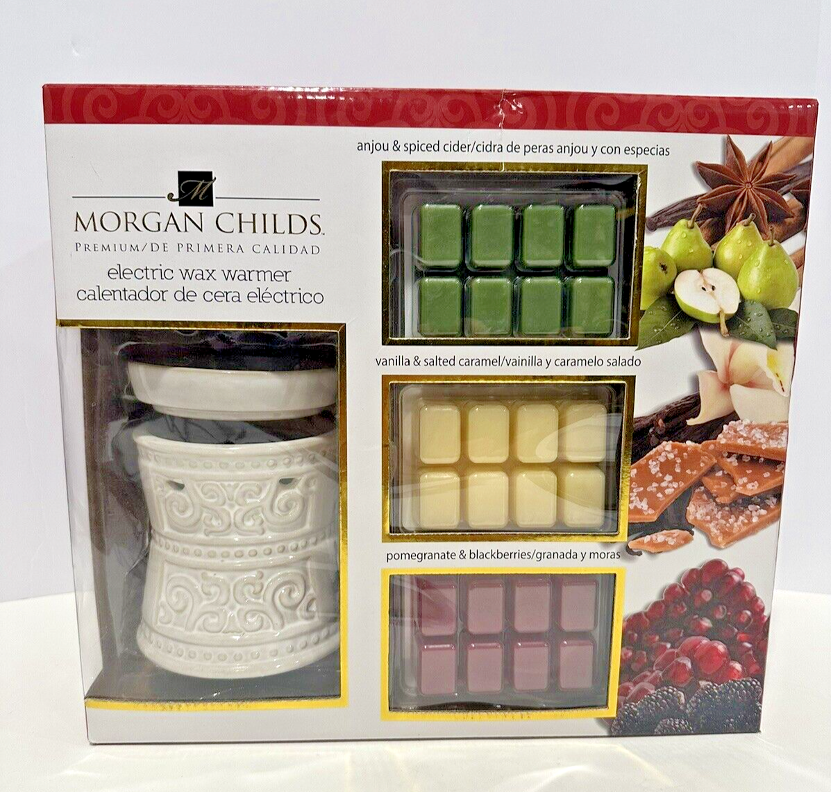 Morgan Childs Electric Wax Warmer Spiced Cider, Salted
