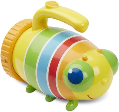 Melissa & Doug Kriechraupen-Taschenlampe Entdeckerspielzeug Bunte Taschenlampe