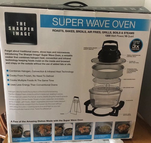 The Sharper Image Super Wave Oven - 1300 Watt-Large 16 Quart