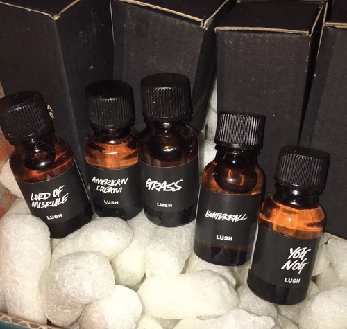 Lush UK 3 New Gorilla Perfume Oils