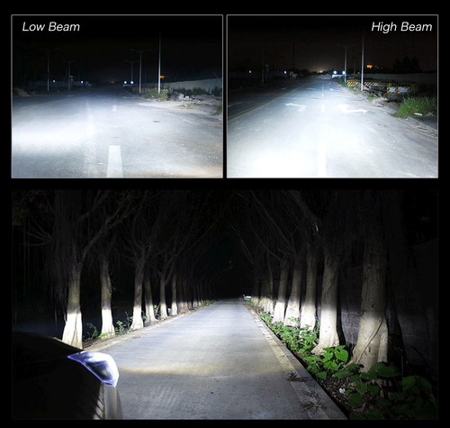 RIDROID Combo 2 H4 9003 LED Headlight Kit Bulb High Low Beam Super White 60000LM