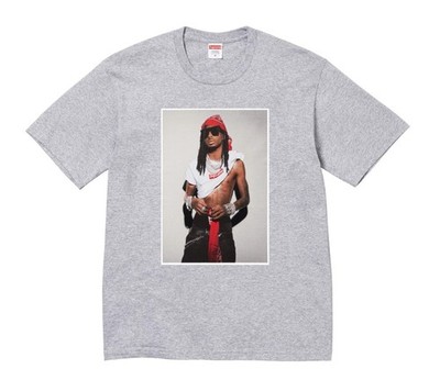 Supreme Playboi Carti Tee Heather Grey (FW25) - SIZE XL Ready To