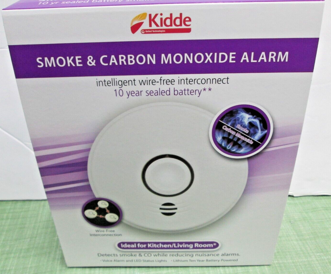 $80 Kidde P4010DCSCO-W White Wire Free Combination Smoke & Carbon Monoxide Alarm