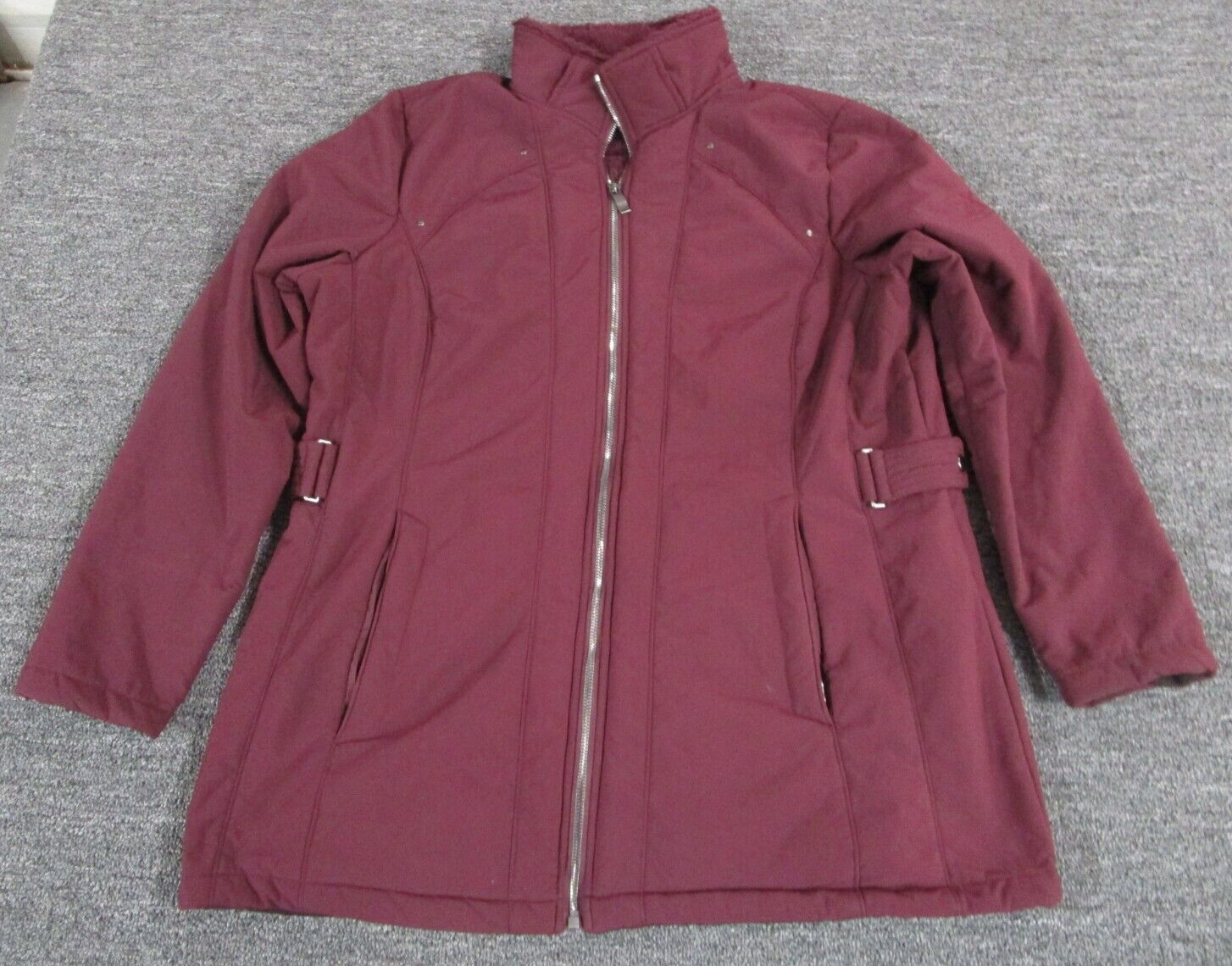 Zeroxposur Puffer Jacket Coat Womens XL Purple Full Zip Zeroxposur Puffer Jacket Coat Womens XL Purple Full Zip