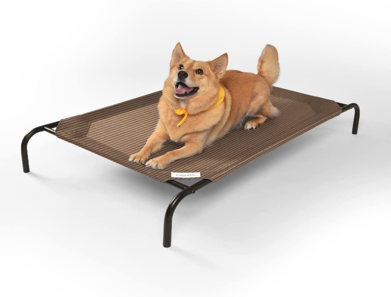Indoor Outdoor Raised Pet Bed Pet Cot Steel Frame