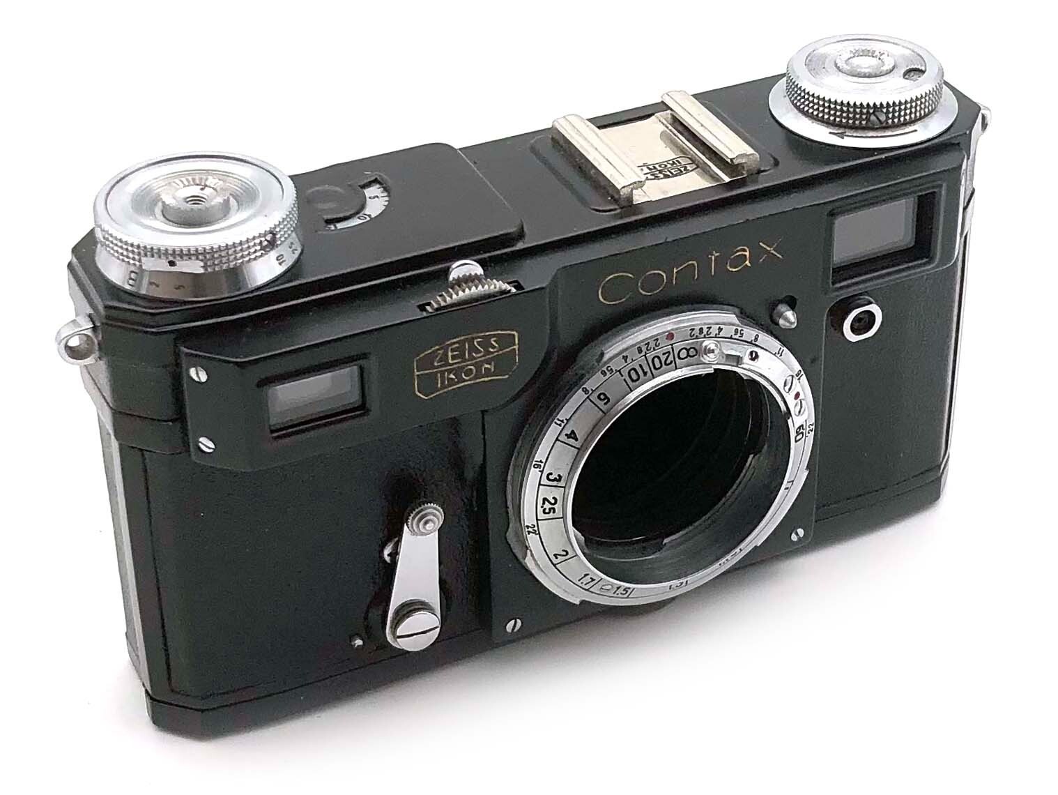 Soviet Arsenal copy of Contax II Zeiss Ikon BLACK camera