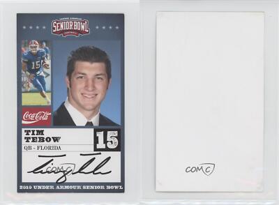 2010 Coca-Cola Under Armour Senior Bowl Tim Tebow Rookie RC