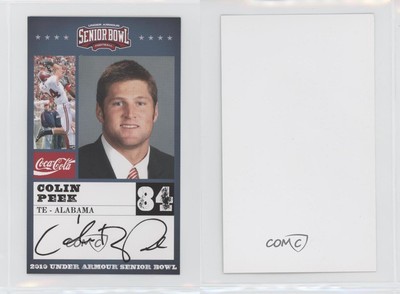 2010 Coca-Cola Under Armour Senior Bowl Colin Peek