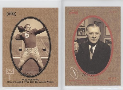2011 TRI-STAR Obak T4 Cabinets /80 Paul Hornung Bert Bell #T4-F11 HOF